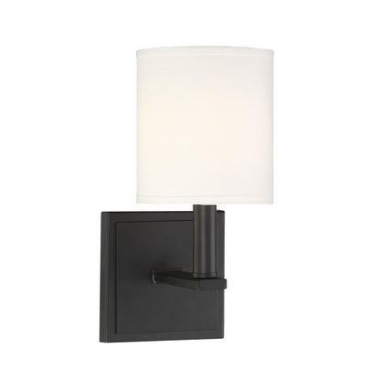 Savoy House Waverly 1-Light Wall Sconce in Matte Black 9-1200-1-89