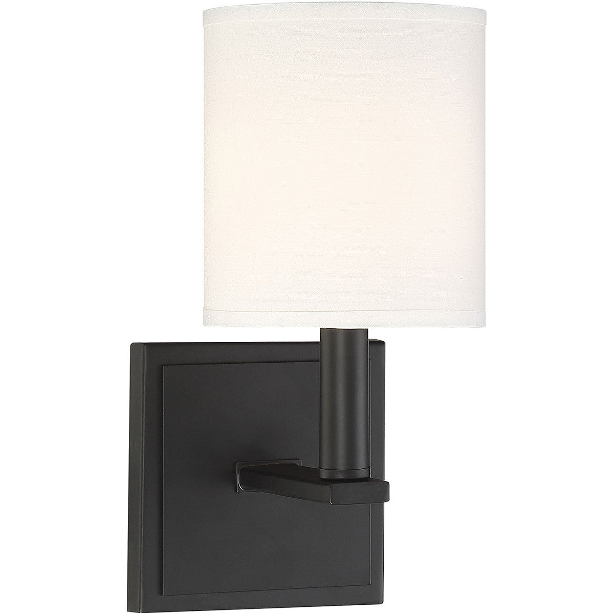 Savoy House Waverly 1 Light Matte Black Sconce in Matte Black 9-1200-1-89