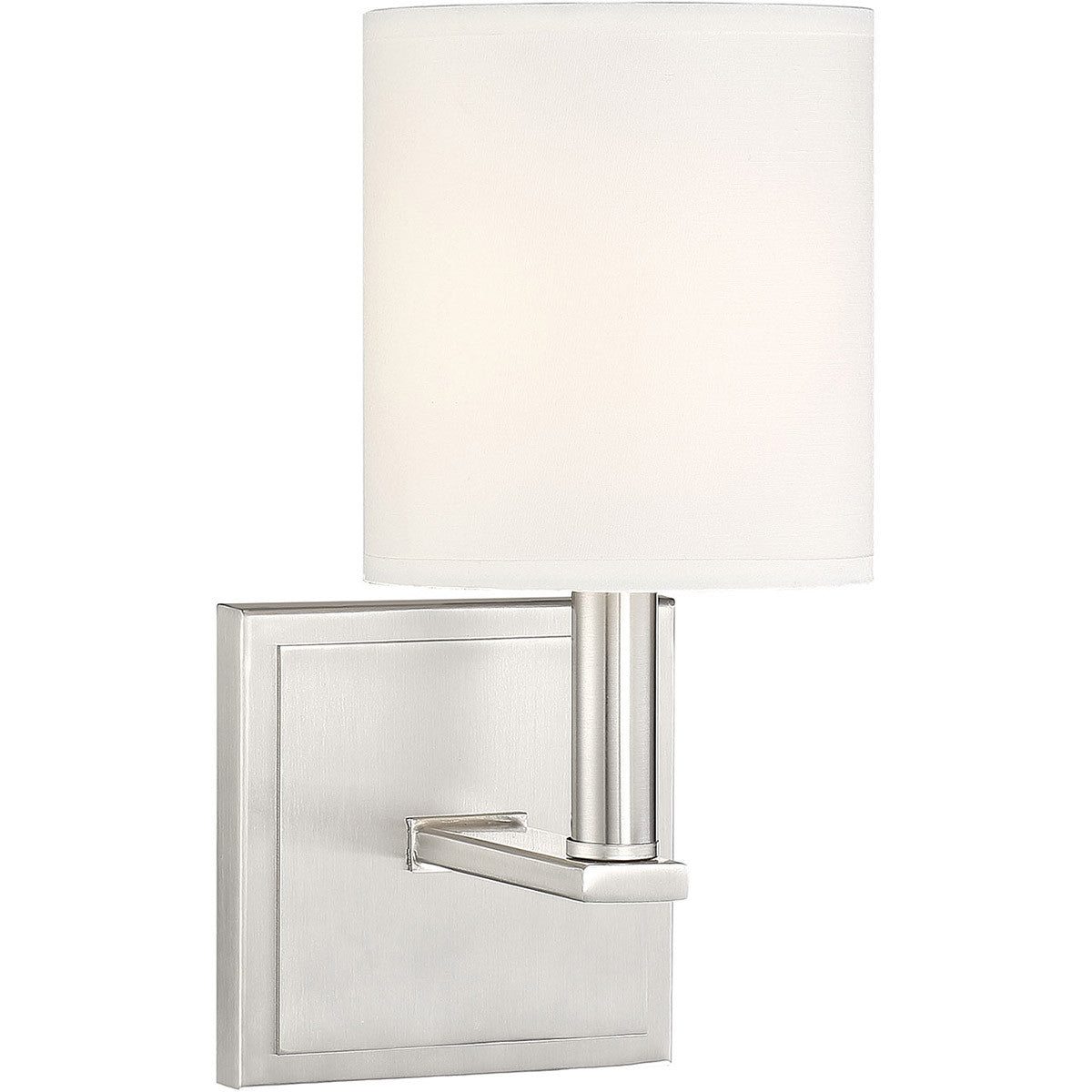 Savoy House Waverly 1 Light Satin Nickel Sconce in Satin Nickel 9-1200-1-SN