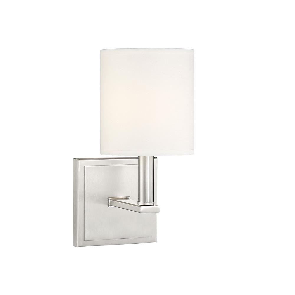 Savoy House Waverly 1-Light Wall Sconce in Satin Nickel 9-1200-1-SN