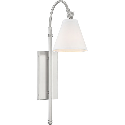 Savoy House Rutland 1 Light Satin Nickel Sconce in Satin Nickel 9-1201-1-SN