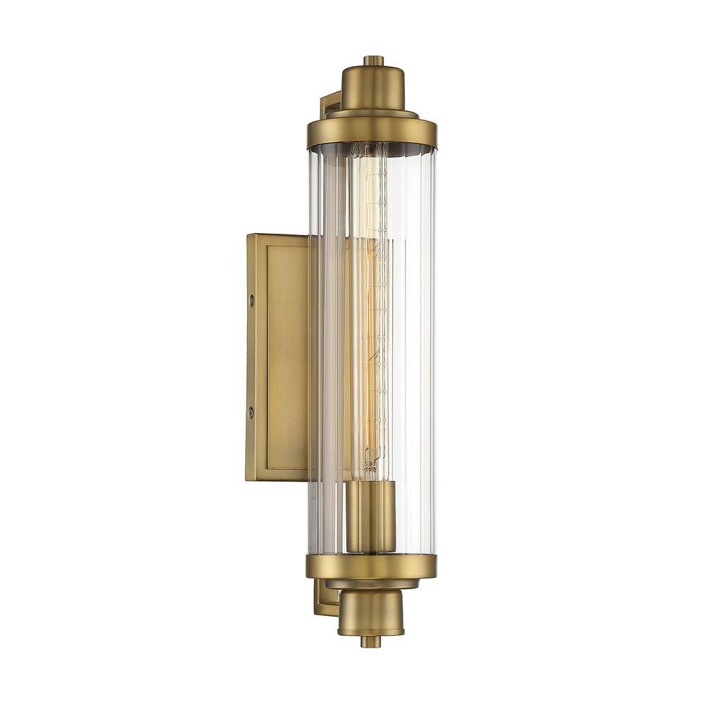 Savoy House Pike 1-Light Wall Sconce in Warm Brass 9-16000-1-322