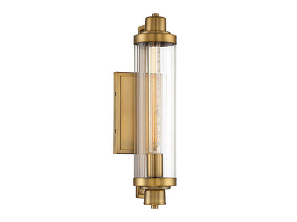 Savoy House Pike 1-Light Wall Sconce in Warm Brass 9-16000-1-322