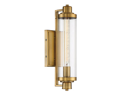 Savoy House Pike 1-Light Wall Sconce in Warm Brass 9-16000-1-322