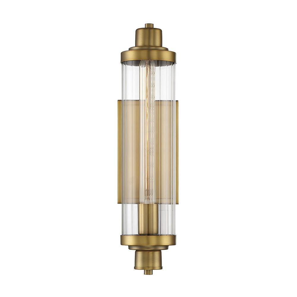 Savoy House Pike 1-Light Wall Sconce in Warm Brass 9-16000-1-322