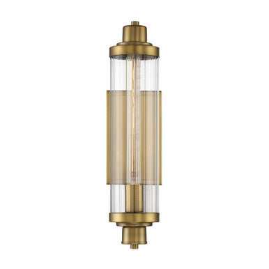 Savoy House Pike 1-Light Wall Sconce in Warm Brass 9-16000-1-322