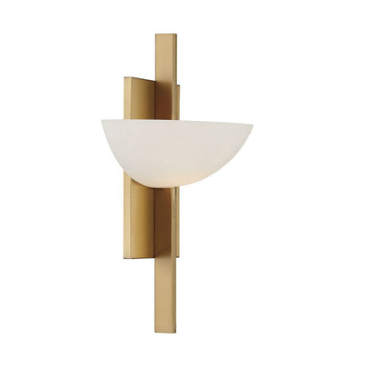 Savoy House Fallon 1-Light Wall Sconce in Warm Brass 9-1615-1-322