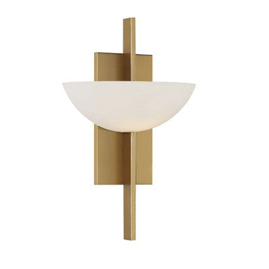 Savoy House Fallon 1-Light Wall Sconce in Warm Brass 9-1615-1-322