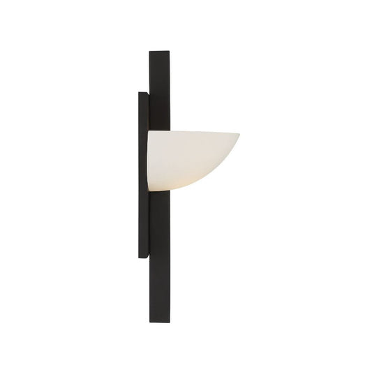 Savoy House Fallon 1-Light Wall Sconce in Matte Black 9-1615-1-89