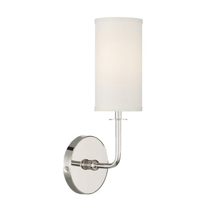 Savoy House Powell 1-Light Wall Sconce in Polished Nickel 9-1755-1-109