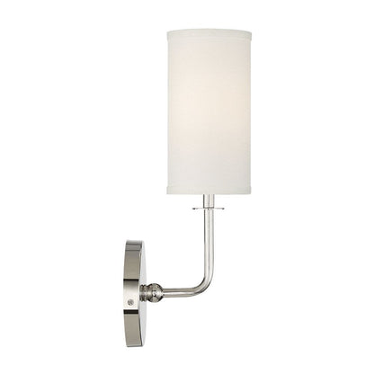 Savoy House Powell 1-Light Wall Sconce in Polished Nickel 9-1755-1-109