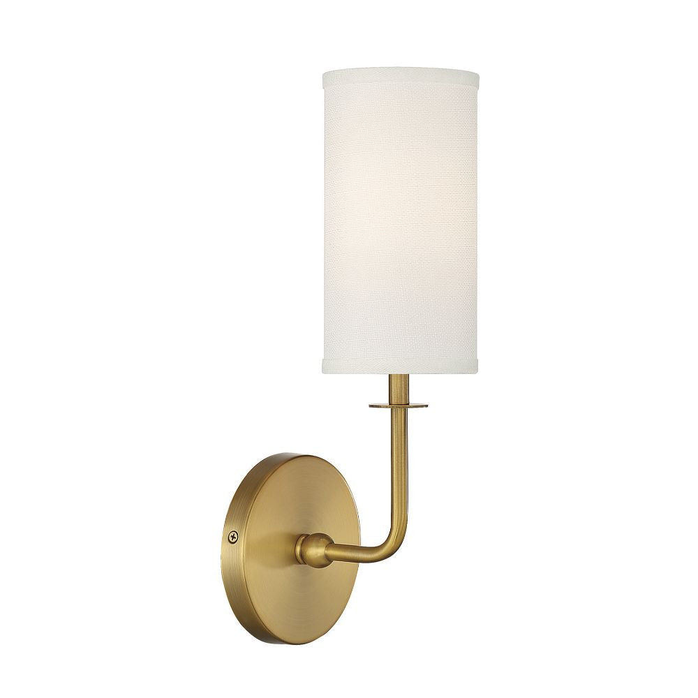 Savoy House Powell 1-Light Wall Sconce in Warm Brass 9-1755-1-322