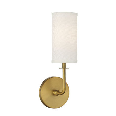 Savoy House Powell 1-Light Wall Sconce in Warm Brass 9-1755-1-322