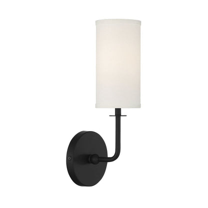 Savoy House Powell 1-Light Wall Sconce in Matte Black 9-1755-1-89