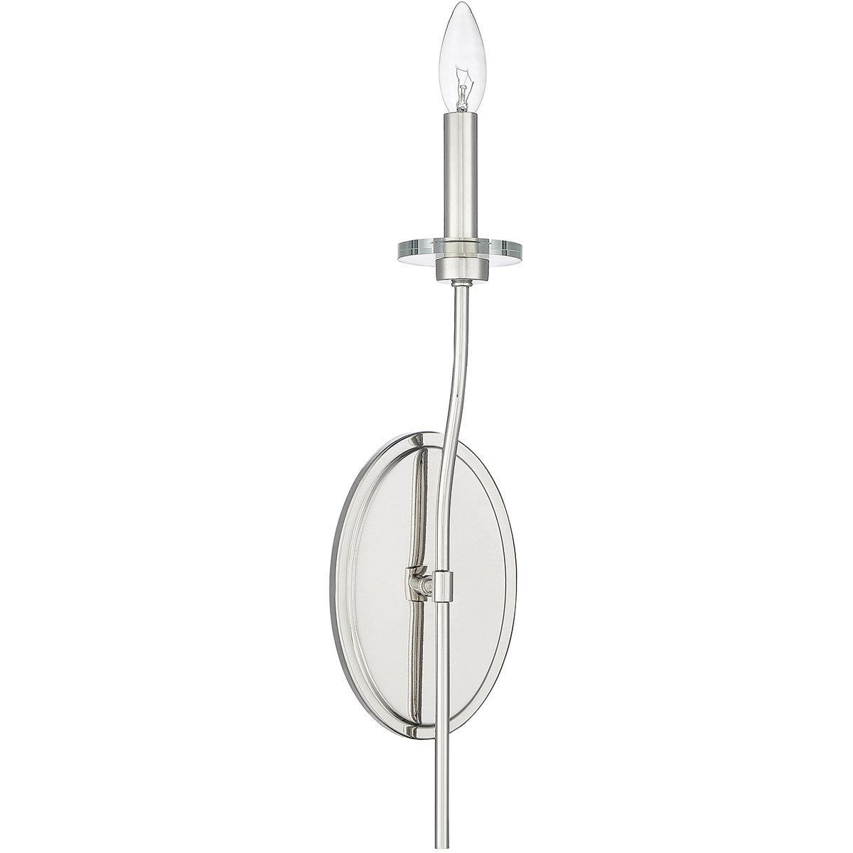 Savoy House Richfield 1-Light Wall Sconce in Polished Nickel 9-176-1-109