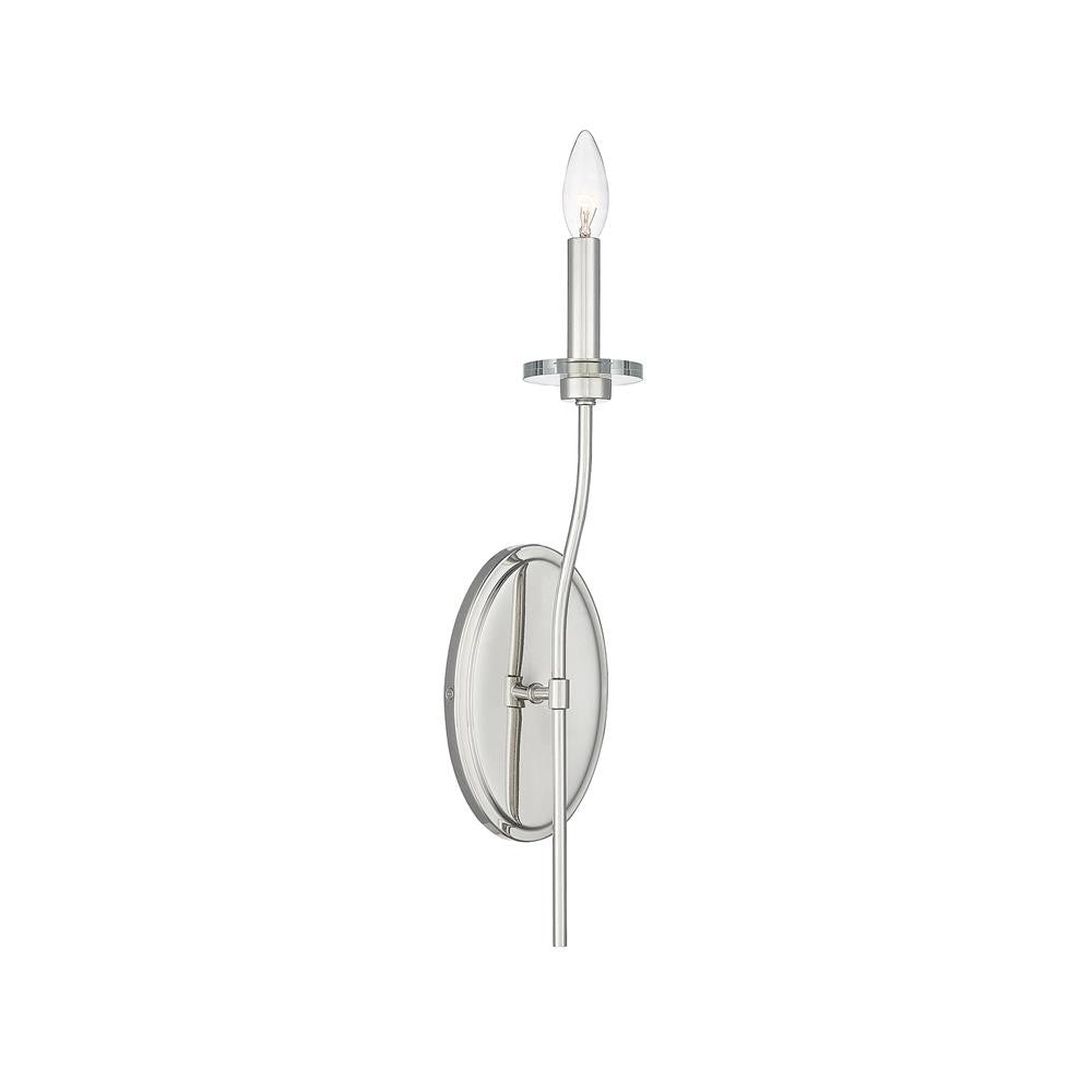 Savoy House Richfield 1-Light Wall Sconce in Polished Nickel 9-176-1-109