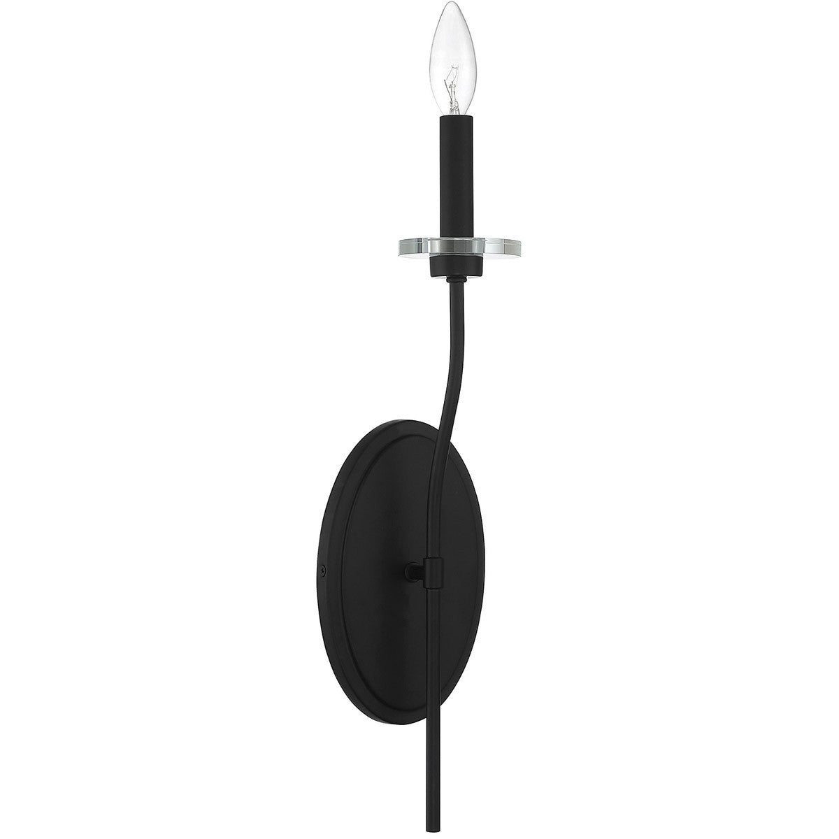 Savoy House Richfield 1-Light Wall Sconce in Matte Black 9-176-1-89