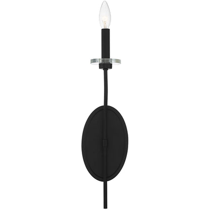 Savoy House Richfield 1-Light Wall Sconce in Matte Black 9-176-1-89