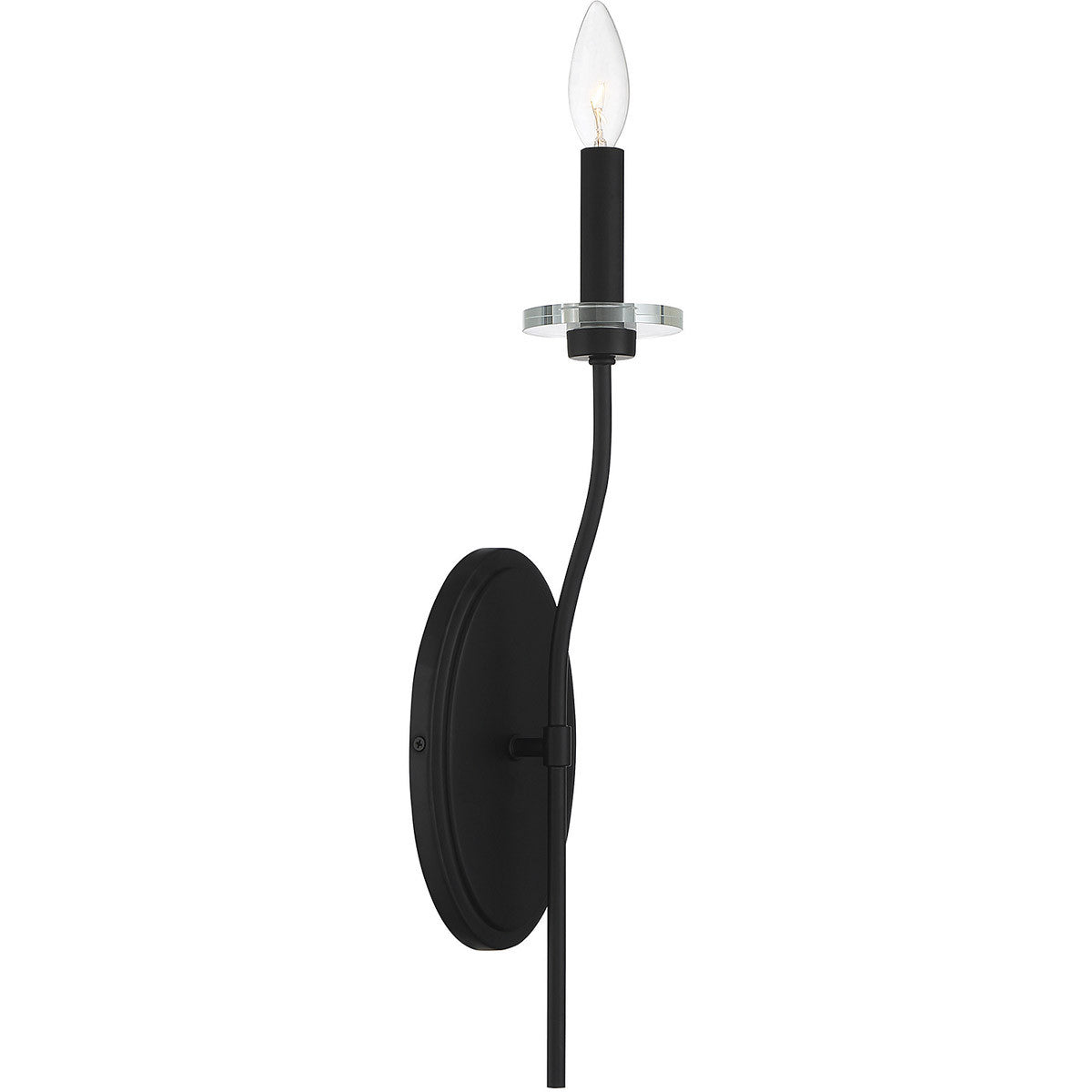 Savoy House Richfield 1-Light Wall Sconce in Matte Black 9-176-1-89