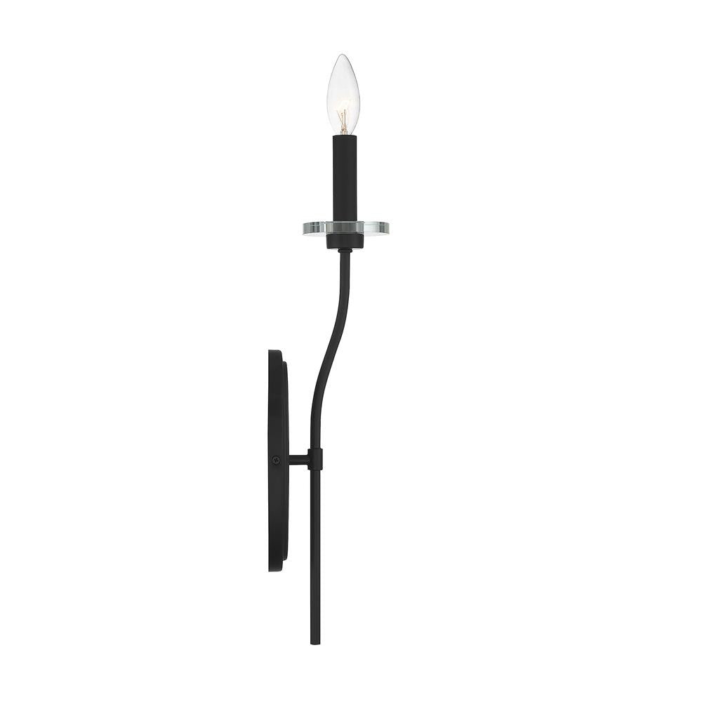 Savoy House Richfield 1-Light Wall Sconce in Matte Black 9-176-1-89