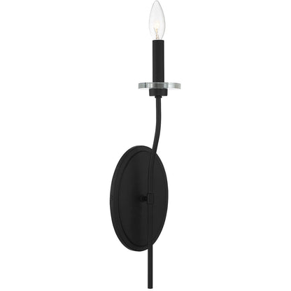 Savoy House Richfield 1 Light  Matte Black Sconce in 
Matte Black 9-176-1-89