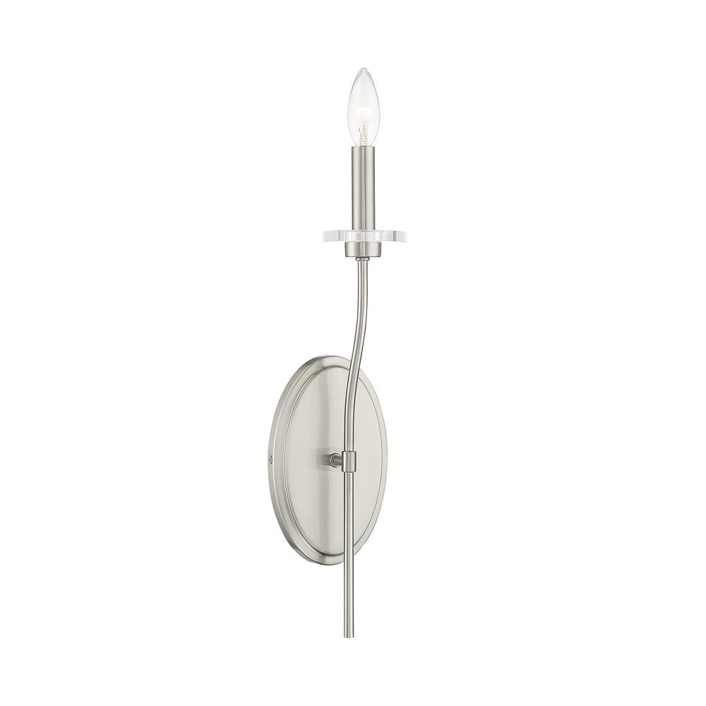 Savoy House Richfield 1-Light Wall Sconce in Satin Nickel 9-176-1-SN