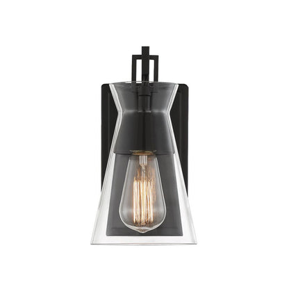 Savoy House Lakewood 1-Light Wall Sconce in Matte Black 9-1830-1-89