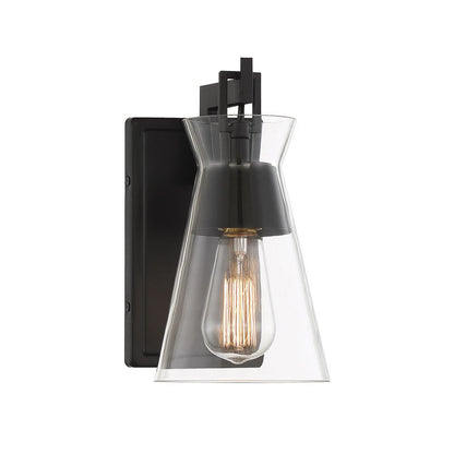 Savoy House Lakewood 1-Light Wall Sconce in Matte Black 9-1830-1-89