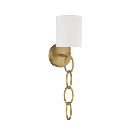 Savoy House Joffree 1-Light Wall Sconce in Warm Brass 9-1914-1-322