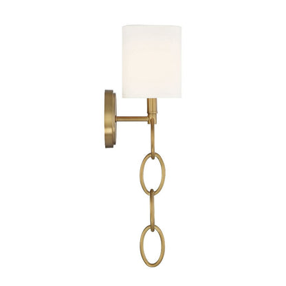 Savoy House Joffree 1-Light Wall Sconce in Warm Brass 9-1914-1-322