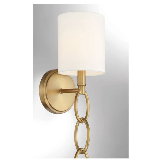 Savoy House Joffree 1-Light Wall Sconce in Warm Brass 9-1914-1-322