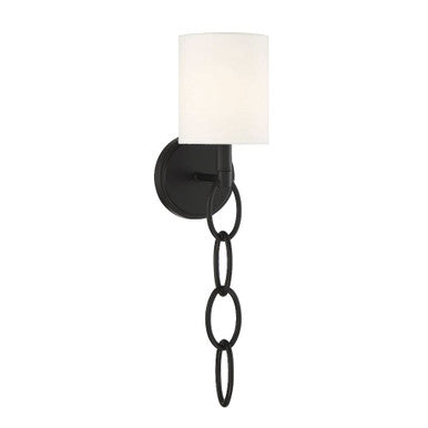 Savoy House Joffree 1-Light Wall Sconce in Matte Black 9-1914-1-89