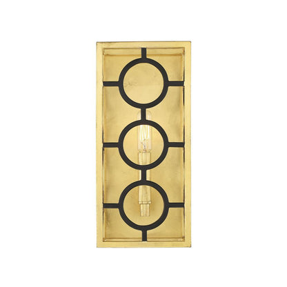 Savoy House Kirsch 1-Light Wall Sconce in Matte Black with True Gold 9-1924-1-261