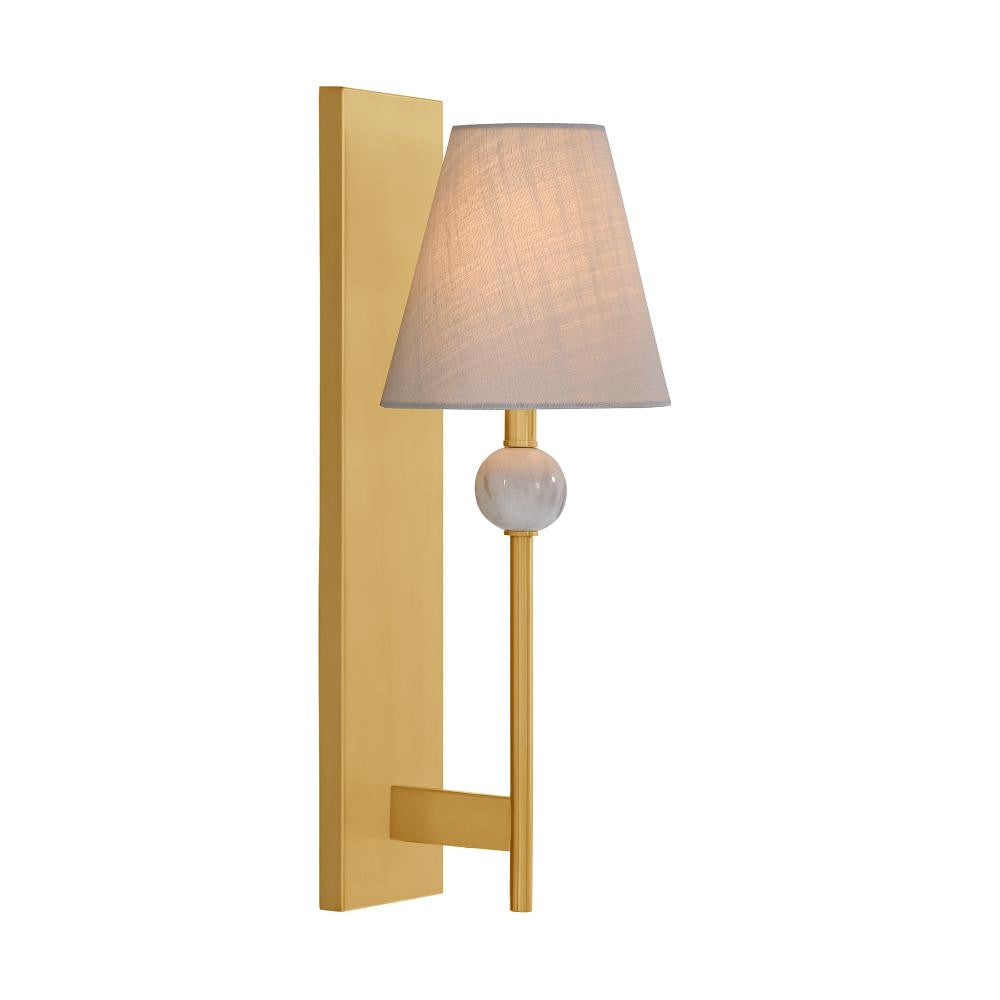 Savoy House Travis 1-Light Wall Sconce in Warm Brass 9-1968-1-322