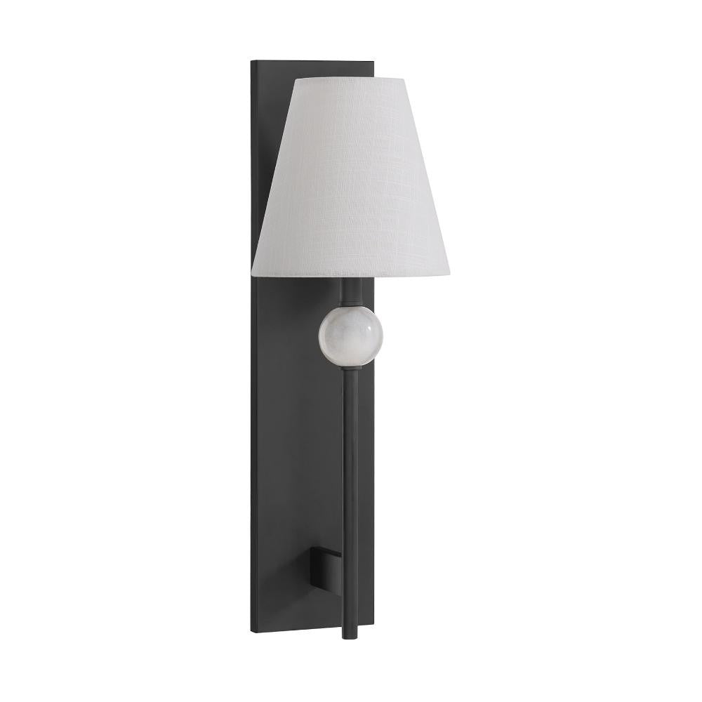 Savoy House Travis 1-Light Wall Sconce in Matte Black 9-1968-1-89