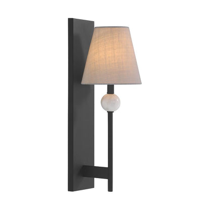 Savoy House Travis 1-Light Wall Sconce in Matte Black 9-1968-1-89