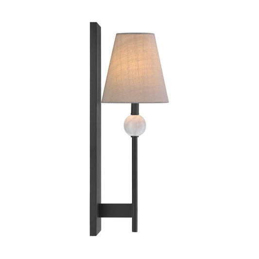 Savoy House Travis 1-Light Wall Sconce in Matte Black 9-1968-1-89