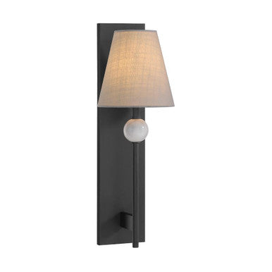 Savoy House Travis 1-Light Wall Sconce in Matte Black 9-1968-1-89