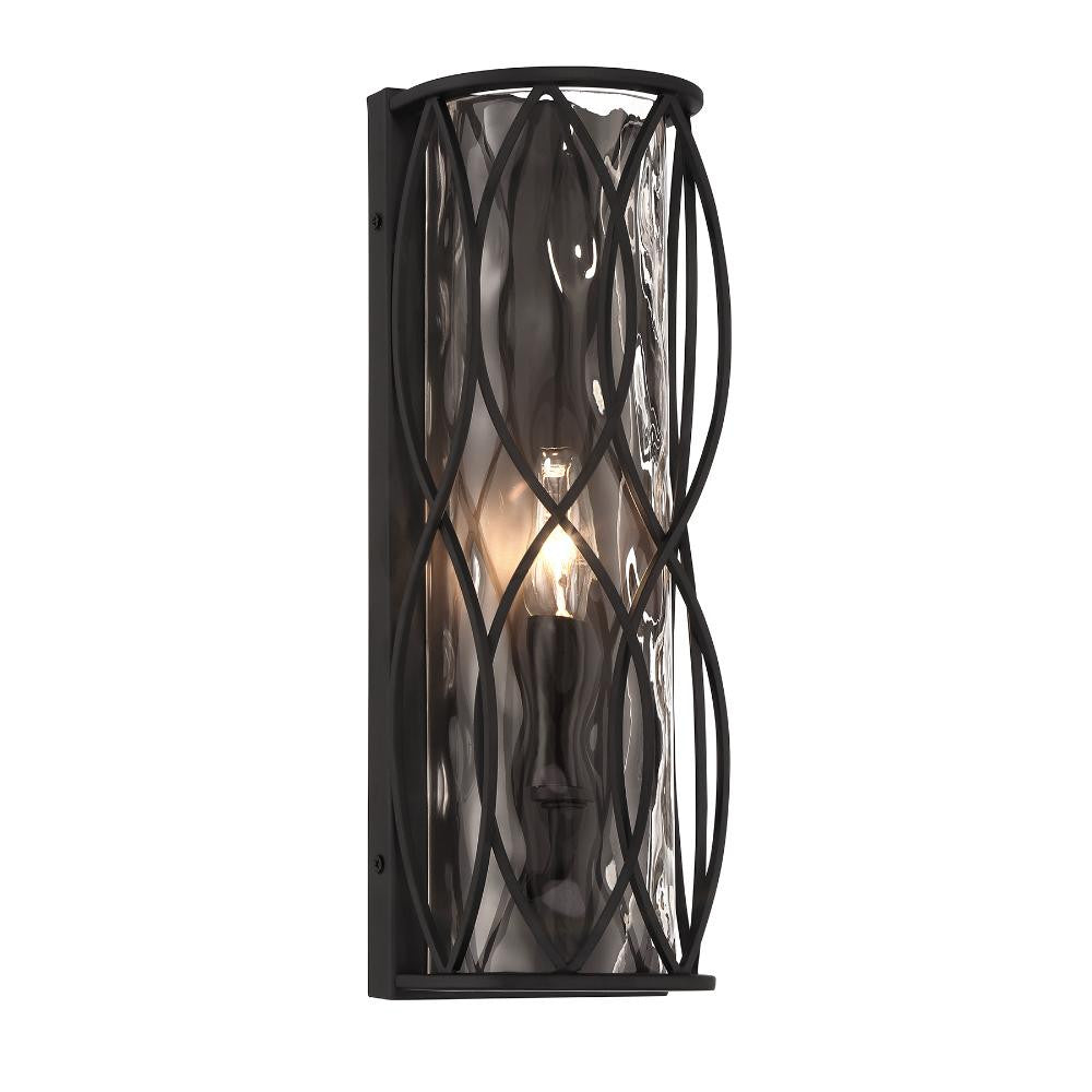 Savoy House Snowden 1-Light Wall Sconce in Matte Black 9-2006-1-89