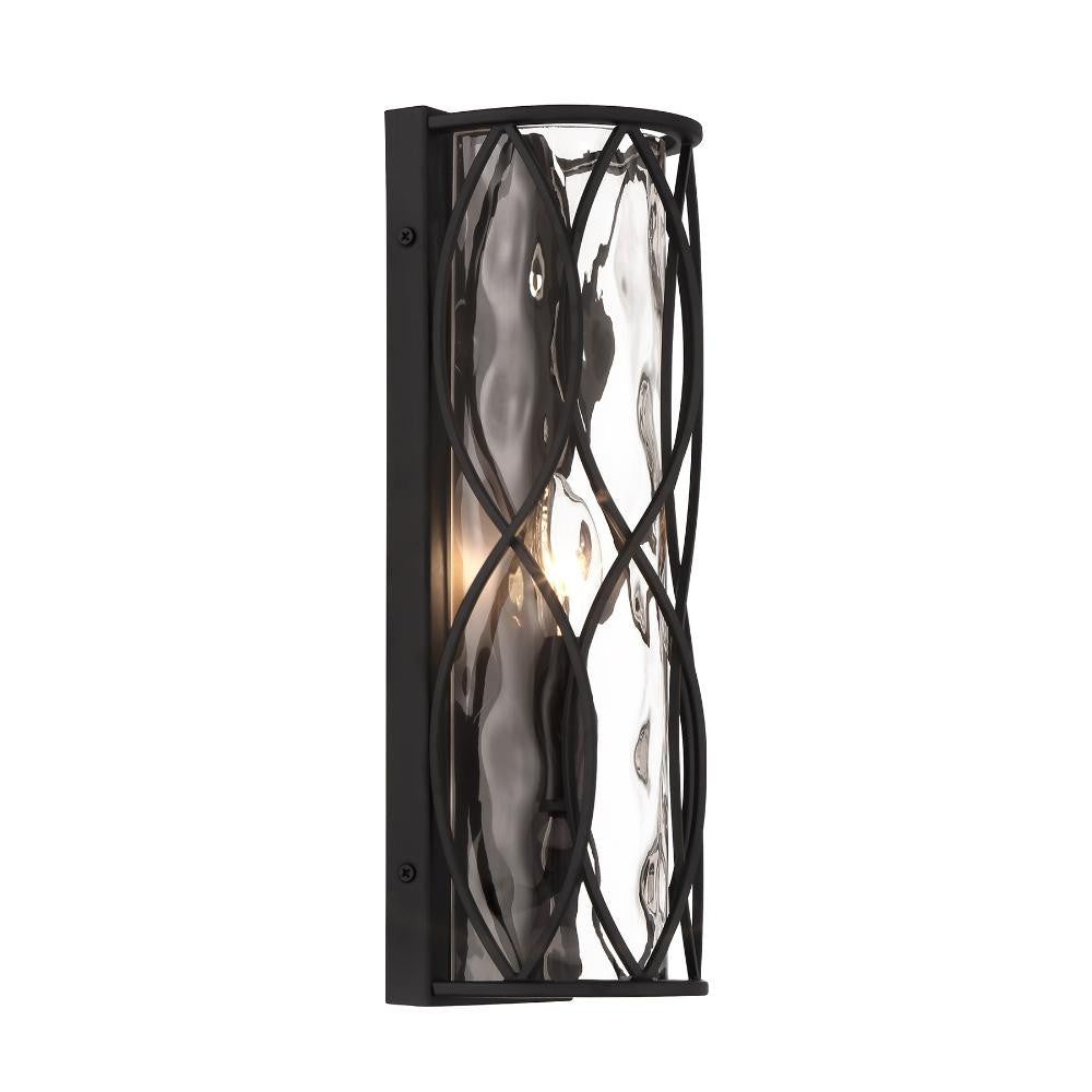 Savoy House Snowden 1-Light Wall Sconce in Matte Black 9-2006-1-89