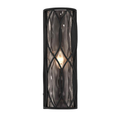 Savoy House Snowden 1-Light Wall Sconce in Matte Black 9-2006-1-89