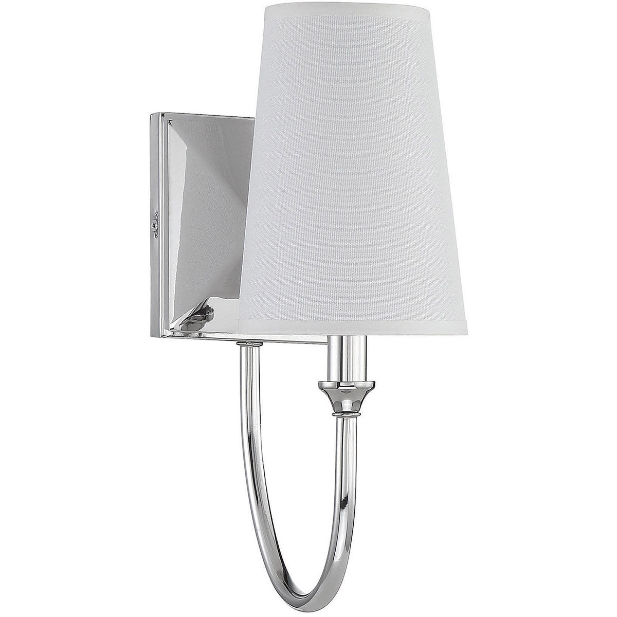 Savoy House Cameron 1-Light Wall Sconce in Polished Nickel 9-2542-1-109