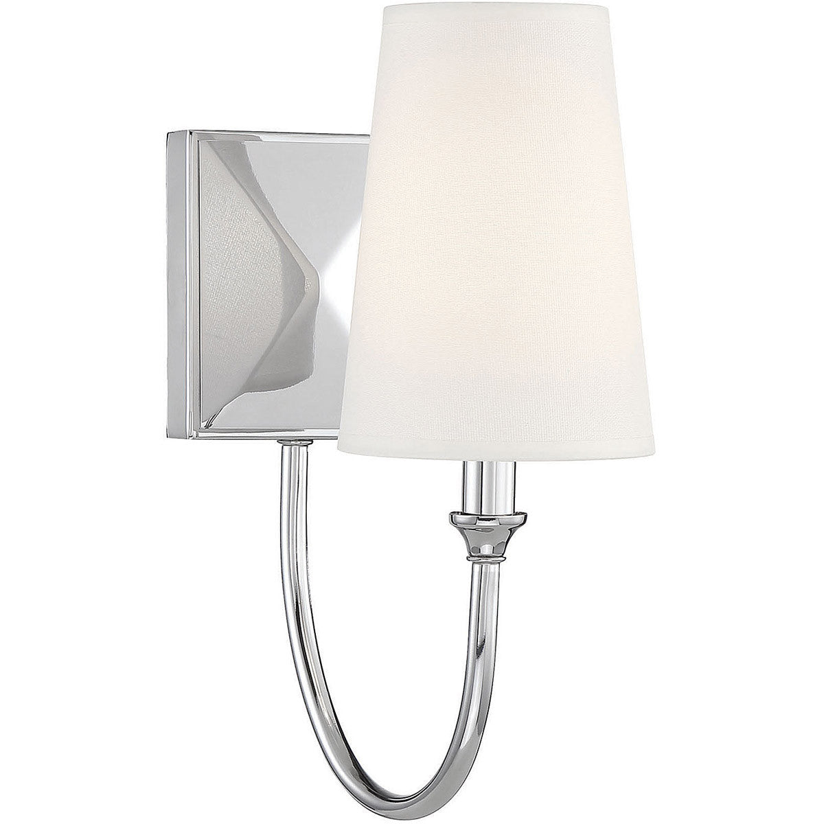 Savoy House Cameron 1-Light Wall Sconce in Polished Nickel 9-2542-1-109