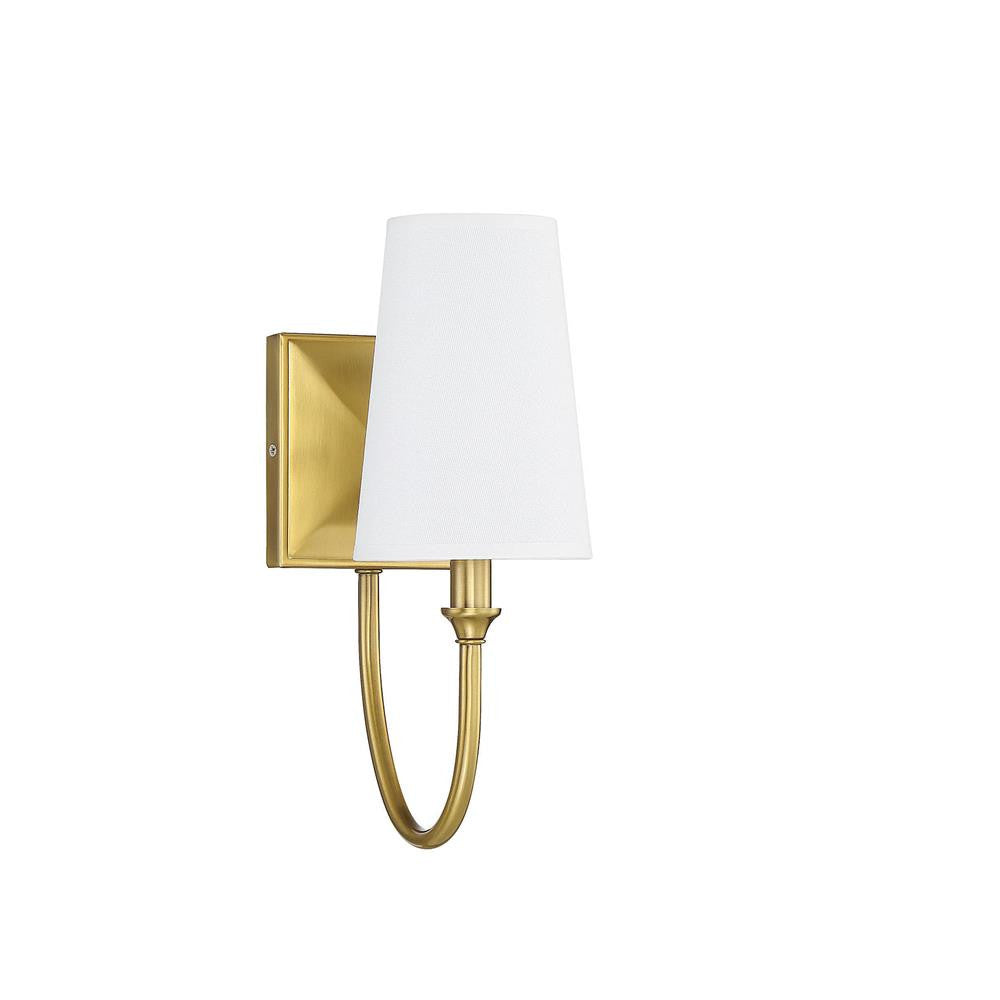 Savoy House Cameron 1-Light Wall Sconce in Warm Brass 9-2542-1-322