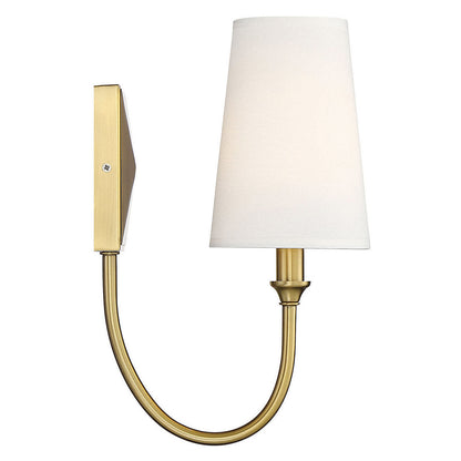 Savoy House Cameron 1-Light Wall Sconce in Warm Brass 9-2542-1-322