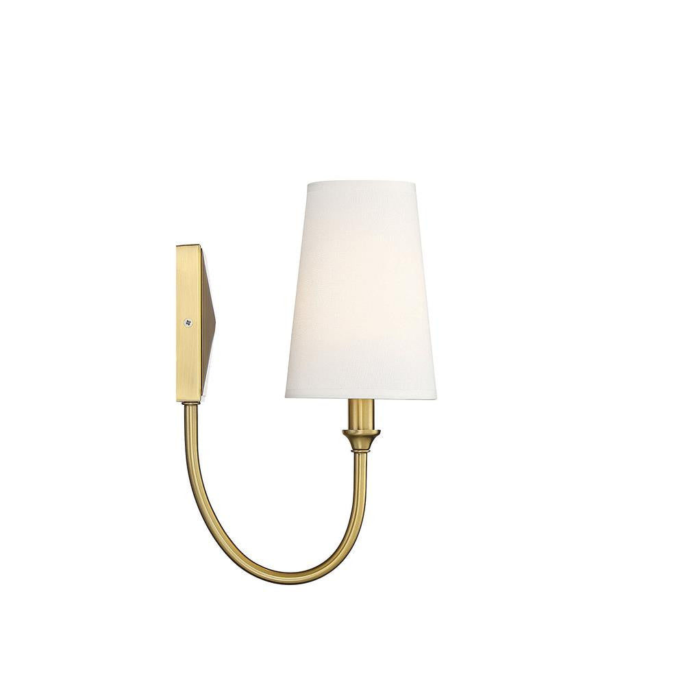 Savoy House Cameron 1-Light Wall Sconce in Warm Brass 9-2542-1-322