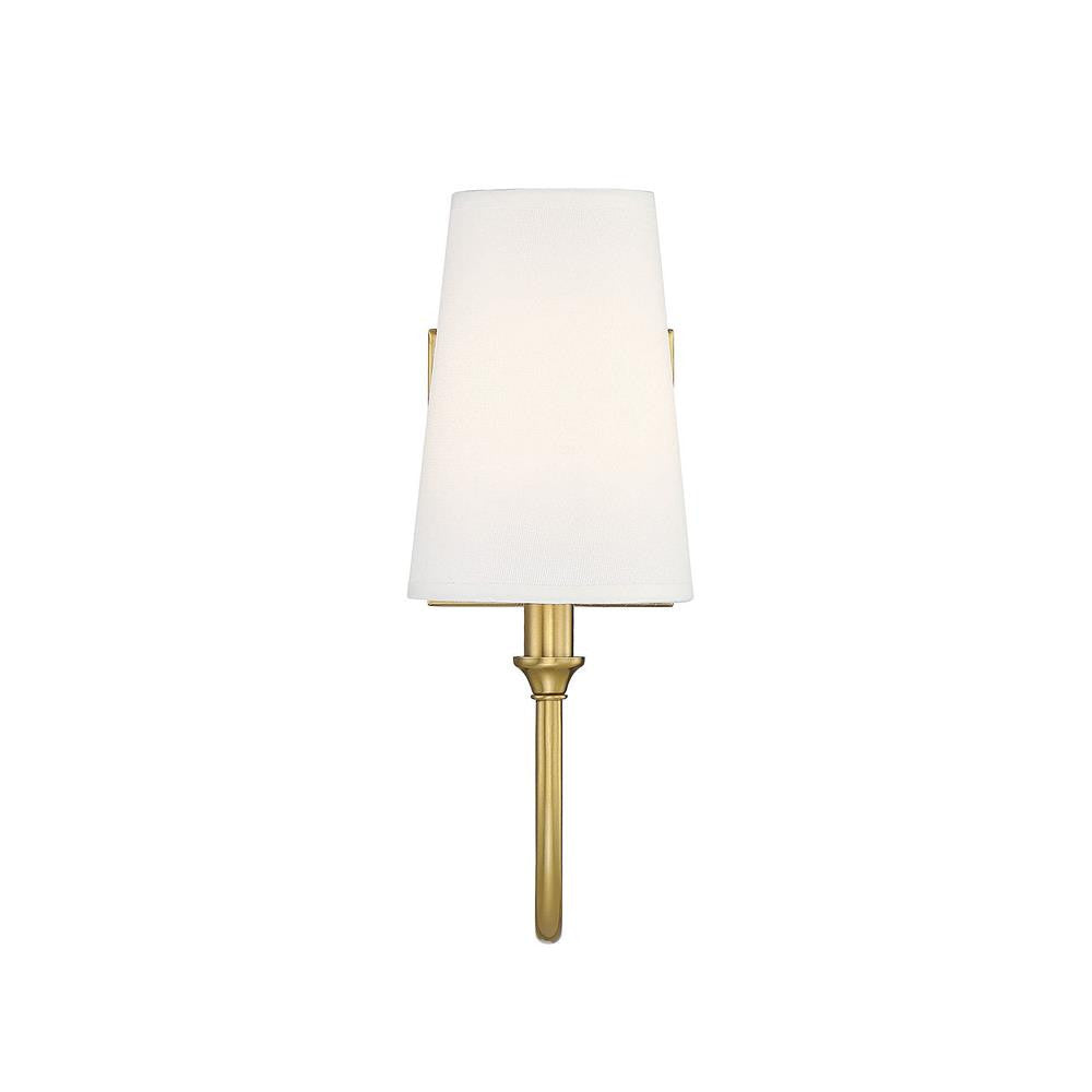 Savoy House Cameron 1-Light Wall Sconce in Warm Brass 9-2542-1-322