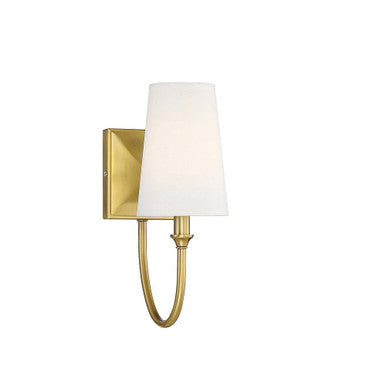 Savoy House Cameron 1-Light Wall Sconce in Warm Brass 9-2542-1-322