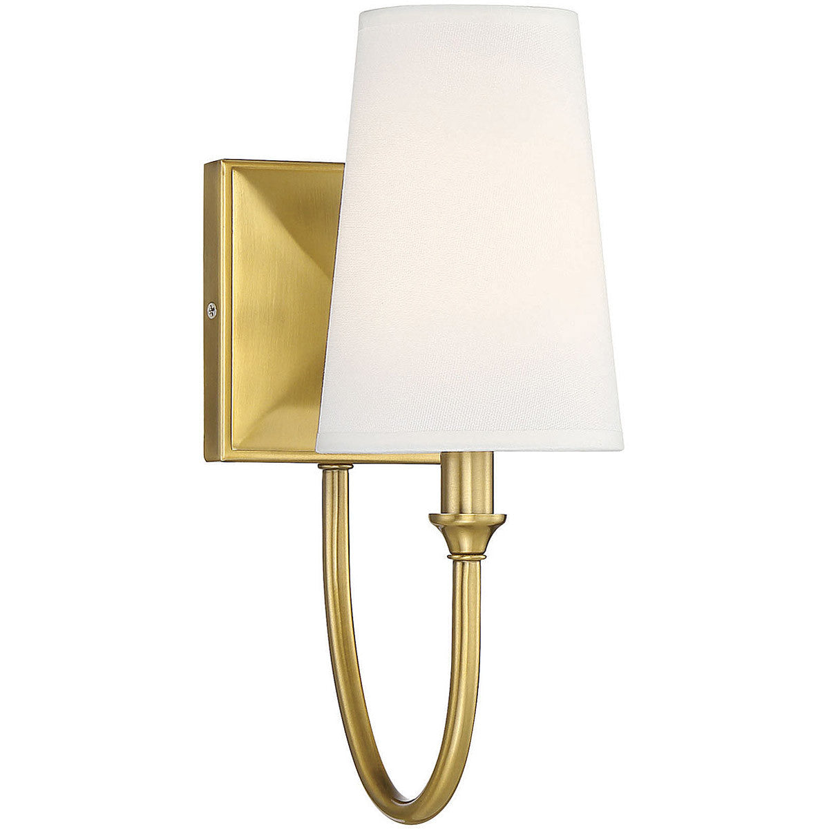 Savoy House Cameron Warm Brass 1 Light Sconce in Warm Brass 9-2542-1-322