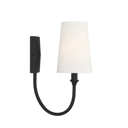 Savoy House Cameron 1-Light Wall Sconce in Matte Black 9-2542-1-89